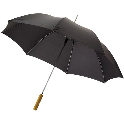 Lisa 23" Automatikregenschirm mit Holzgriff (Art.-Nr. CA199679) - Der Regenschirm Lisa 23" ist ein echter...