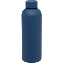 Spring 500 ml RCS-zertifizierte Kupfer-Vakuum Isolierflasche aus recyceltem Edelstahl (ozeanblau) (Art.-Nr. CA201583)