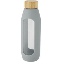 Tidan 600 ml Flasche aus Borosilikatglas mit Silikongriff (Grau) (Art.-Nr. CA201878)