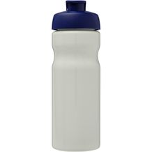 H2O Active® Eco Base 650 ml Sportflasche mit Klappdeckel (elfenbeinweiß, blau) (Art.-Nr. CA202437)