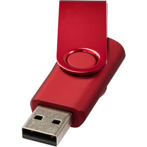 Rotate Metallic USB-Stick (Art.-Nr. CA203023) - Mit dem USB-Stick Rotate Metallic haben...
