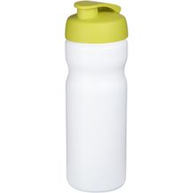 Baseline® Plus 650 ml Sportflasche mit Klappdeckel (weiss, limone) (Art.-Nr. CA205564)