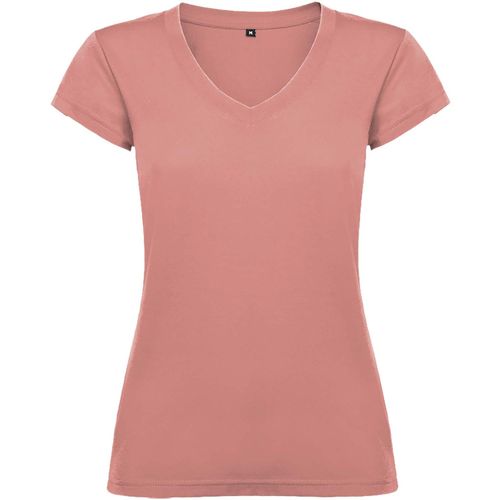 Victoria T-Shirt mit V-Ausschnitt für Damen (Art.-Nr. CA208365) - Kurzärmeliges T-Shirt für Damen m...