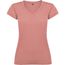 Victoria T-Shirt mit V-Ausschnitt für Damen (clay orange) (Art.-Nr. CA208365)