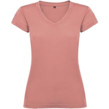 Victoria T-Shirt mit V-Ausschnitt für Damen (clay orange) (Art.-Nr. CA208365)