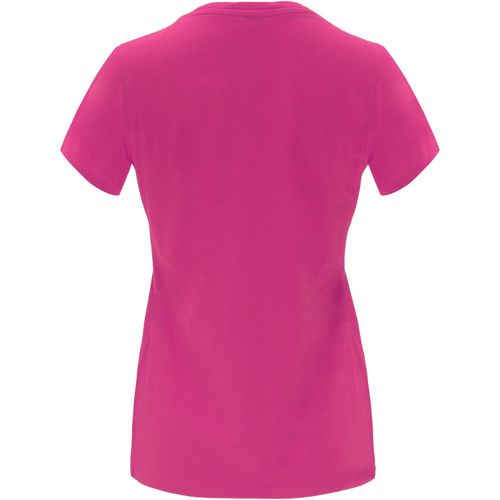 Capri T-Shirt für Damen (Art.-Nr. CA209178) - Tailliertes kurzärmeliges T-Shirt f...