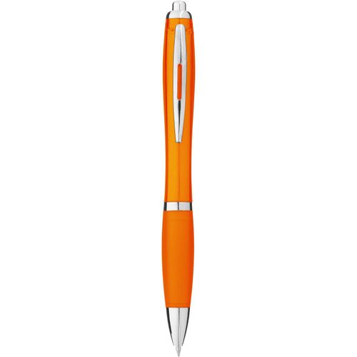 Nash Kugelschreiber mit farbigem Schaft und Griff (Art.-Nr. CA210101) - Kugelschreiber mit Klickmechanismus und...