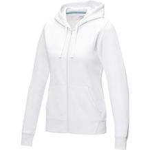 Ruby Hoodie mit durchgehendem Reißverschluss aus Bio-Material für Damen (Weiss) (Art.-Nr. CA212206)