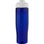 H2O Active® Eco Tempo 700 ml Sportflasche mit Klappdeckel (weiss, blau) (Art.-Nr. CA214103)