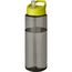 H2O Active® Eco Vibe 850 ml Sportflasche mit Ausgussdeckel (kohle, limone) (Art.-Nr. CA216249)