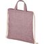 Pheebs 150 g/m² recycelter Turnbeutel 6L (heather Maroon rot) (Art.-Nr. CA217715)