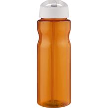 H2O Active® Eco Base 650 ml Sportflasche mit Ausgussdeckel (orange, weiss) (Art.-Nr. CA219436)