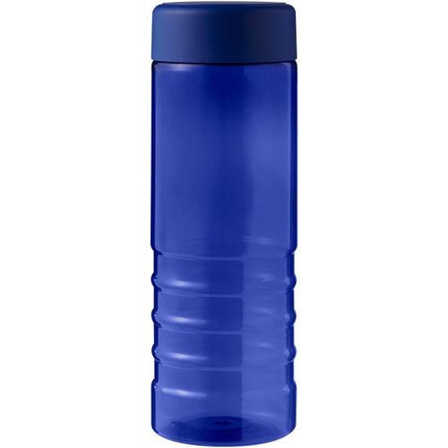 H2O Active® Eco Treble 750 ml Sportflasche mit Drehdeckel (Art.-Nr. CA221166) - Einwandige Wasserflasche mit geripptem...