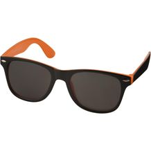 Sun Ray Sonnenbrille mit zweifarbigen Tönen (orange, schwarz) (Art.-Nr. CA221468)
