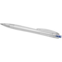 Honua Kugelschreiber aus recyceltem PET-Kunststoff (royalblau, transparent klar) (Art.-Nr. CA223795)