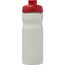 H2O Active® Eco Base 650 ml Sportflasche mit Klappdeckel (elfenbeinweiß, rot) (Art.-Nr. CA226574)