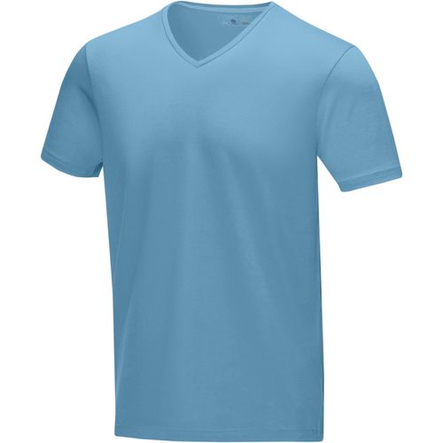 Kawartha T-Shirt für Herren mit V-Ausschnitt (Art.-Nr. CA227810) - Das kurzärmelige Kawartha GOTS Bio-T-Sh...