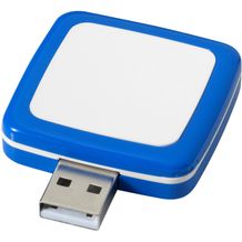 Rotating Square USB-Stick (blau, weiss) (Art.-Nr. CA230716)