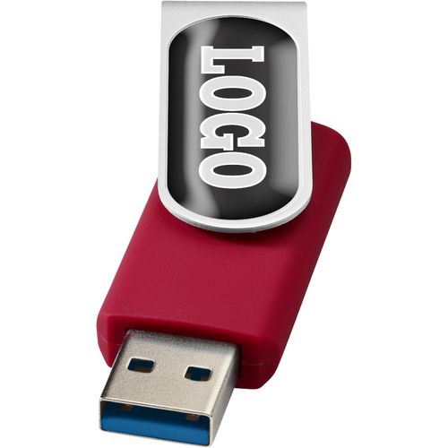 Rotate USB-Stick 3.0 mit Doming (Art.-Nr. CA231165) - Der Rotate USB-Stick 3.0 ist ein vielsei...