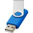 Rotate USB-Stick (mittelblau, silber) (Art.-Nr. CA232317)