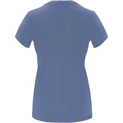 Capri T-Shirt für Damen (Art.-Nr. CA235071) - Tailliertes kurzärmeliges T-Shirt f...
