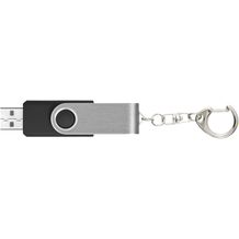 Rotate mit Schlüsselanhänger USB-Stick [2GB] (schwarz) (Art.-Nr. CA239027)