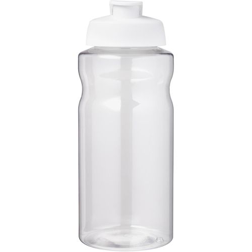 H2O Active® Big Base 1L Sportflasche mit Klappdeckel (Art.-Nr. CA247182) - Einwandige Sportflasche mit ergonomische...