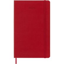 Moleskine Hardcover 12 Monate Tageskalender (scharlachrot) (Art.-Nr. CA248155)