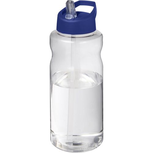 H2O Active® Big Base 1L Sportflasche mit Ausgussdeckel (Art.-Nr. CA249423) - Einwandige Sportflasche mit ergonomische...