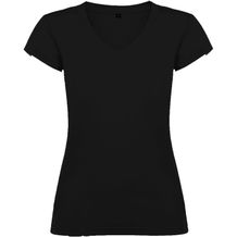 Victoria T-Shirt mit V-Ausschnitt für Damen (Schwarz) (Art.-Nr. CA249515)
