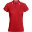 Tamil Sport Poloshirt für Damen (rot, weiss) (Art.-Nr. CA250820)