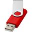Rotate USB-Stick (hellrot, silber) (Art.-Nr. CA251951)