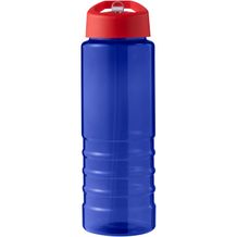 H2O Active® Eco Treble 750 ml Sportflasche mit Stülpdeckel (blau, rot) (Art.-Nr. CA253665)