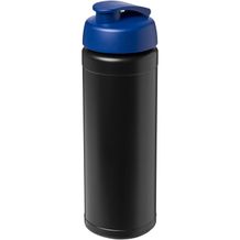 Baseline® Plus 750 ml Flasche mit Klappdeckel (schwarz, blau) (Art.-Nr. CA253747)