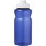 H2O Active® Eco Big Base 1L Sportflasche mit Klappdeckel (blau, weiss) (Art.-Nr. CA256078)