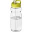 H2O Active® Base Tritan 650 ml Sportflasche mit Ausgussdeckel (transparent klar, limone) (Art.-Nr. CA256261)