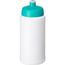 Baseline® Plus 500 ml Flasche mit Sportdeckel (weiss, aquablau) (Art.-Nr. CA256885)