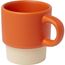 Olympia 130 ml stapelbarer Expresso Becher mit Tonboden (orange) (Art.-Nr. CA258681)