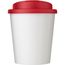 Brite-Americano® Espresso 250 ml Isolierbecher mit auslaufsicherem Schraubverschluss (weiss, rot) (Art.-Nr. CA260510)