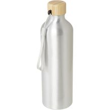 Malpeza 770 ml RCS-zertifizierte Wasserflasche aus recyceltem Aluminium (silber) (Art.-Nr. CA260554)