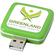 Rotating Square USB-Stick [8GB] (grün) (Art.-Nr. CA261501)