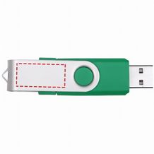 Rotate On-the-Go USB-Stick [1GB] (grün) (Art.-Nr. CA261928)