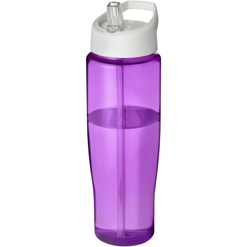H2O Active® Tempo 700 ml Sportflasche mit Ausgussdeckel (Art.-Nr. CA265598) - Einwandige Sportflasche mit einem...