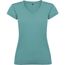 Victoria T-Shirt mit V-Ausschnitt für Damen (dusty blue) (Art.-Nr. CA265750)