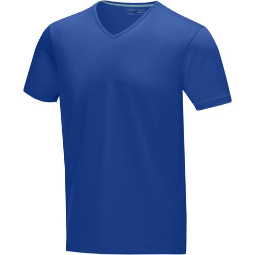 Kawartha T-Shirt für Herren mit V-Ausschnitt (Art.-Nr. CA267608) - Das kurzärmelige Kawartha GOTS Bio-T-Sh...