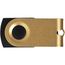 Mini USB-Stick (gold, schwarz) (Art.-Nr. CA269150)