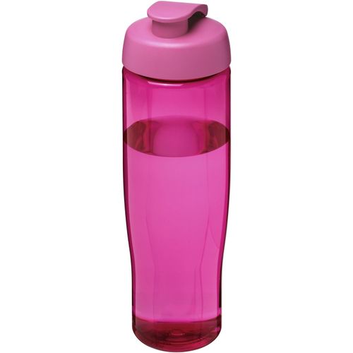 H2O Active® Tempo 700 ml Sportflasche mit Klappdeckel (Art.-Nr. CA275639) - Einwandige Sportflasche mit einem...