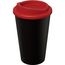 Americano® 350 ml Isolierbecher (schwarz, rot) (Art.-Nr. CA276431)