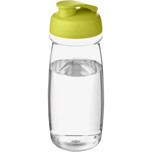 H2O Active® Pulse 600 ml Sportflasche mit Klappdeckel (Art.-Nr. CA277305) - Einwandige Sportflasche in einer stylisc...