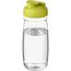 H2O Active® Pulse 600 ml Sportflasche mit Klappdeckel (transparent, limone) (Art.-Nr. CA277305)